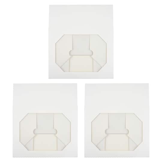 6 Packs: 3 ct. (18 total) 9.5" White Window Treat Boxes by Makery®